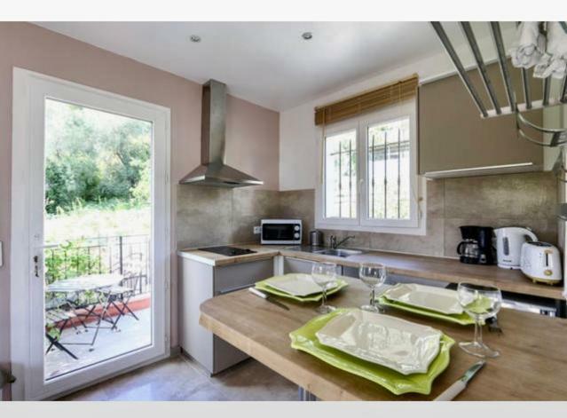 Studio Pied Village Eze - Dans Villa Recente - Parking Gratuit Exterior foto